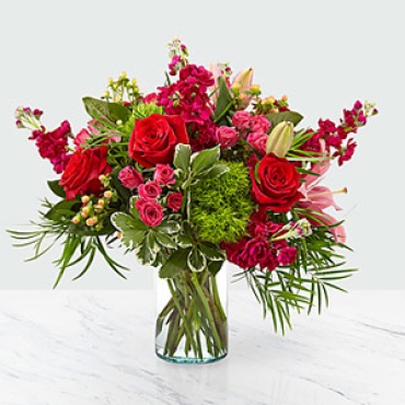 Truly Stunning Bouquet-cylinder vase-vegetative