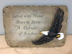 Plaque: Patriotic Service Eagle