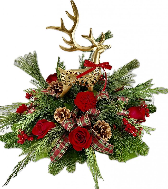 Golden Deer Centerpiece