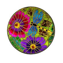 Birdbath: 18\" 2GB7363 Dragonfly