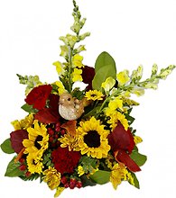 AUTUMN BIRD CENTERPIECE