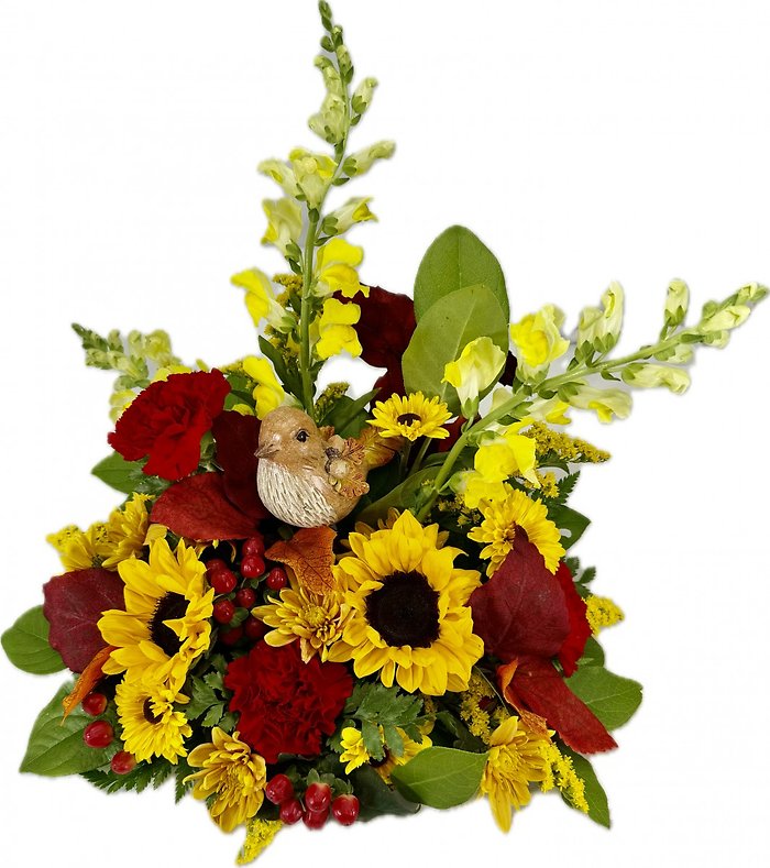 AUTUMN BIRD CENTERPIECE