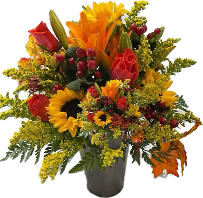 Armstrong\'s Sunflower Harvest Vase
