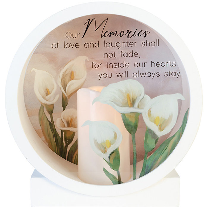 Lantern: C57349 10\" Shadow Box- Our Memories