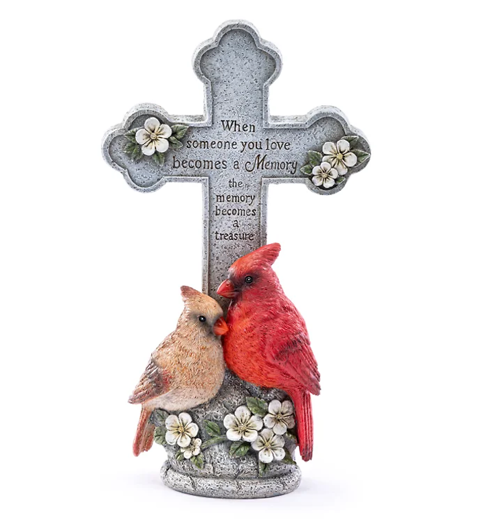 Cross: NP14993 12\" Cardinal \"When someone becomes a memory\"