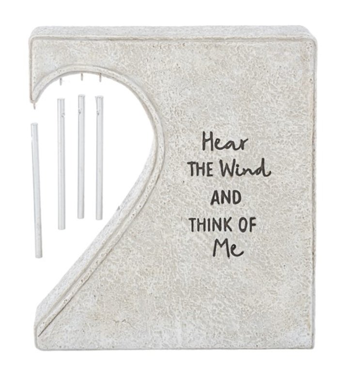 Wind Chime Stone: ME190782 13\" Think of Me