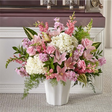 Sympathy: Simply Serene Floor Basket