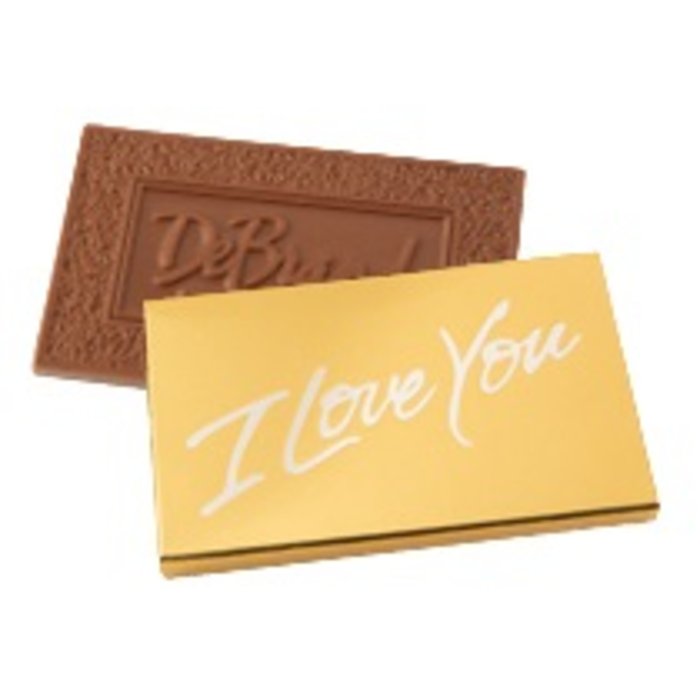DeBrands \'I Love You\' 1 oz. Milk Chocolate bar