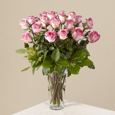 Rose: Pink Roses in vase