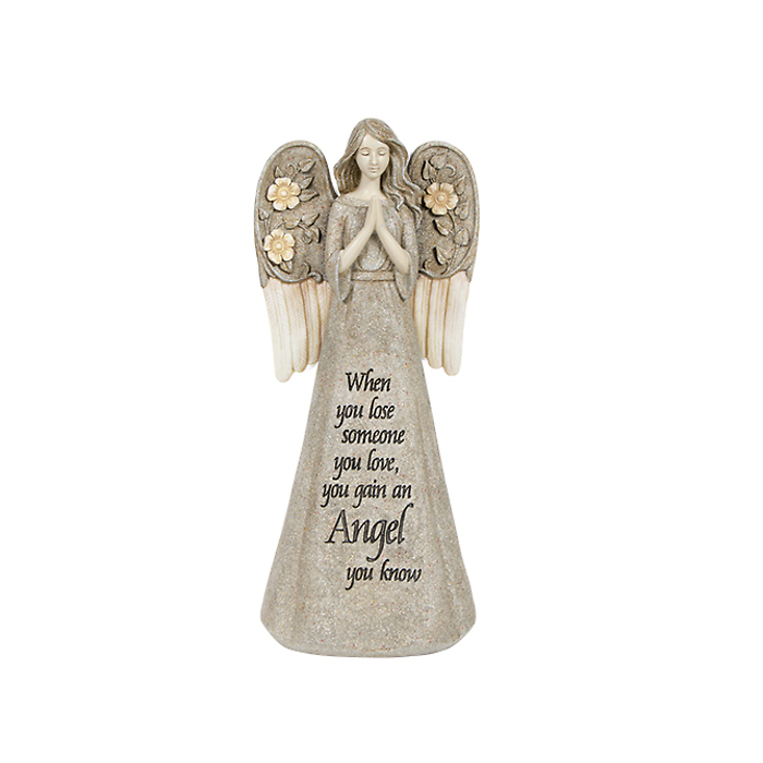 Angel: C65415 14\" tall Luminescent Garden Angel