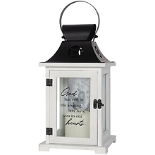 Lantern: 13\" C57463 His Keeping with Picture Frame