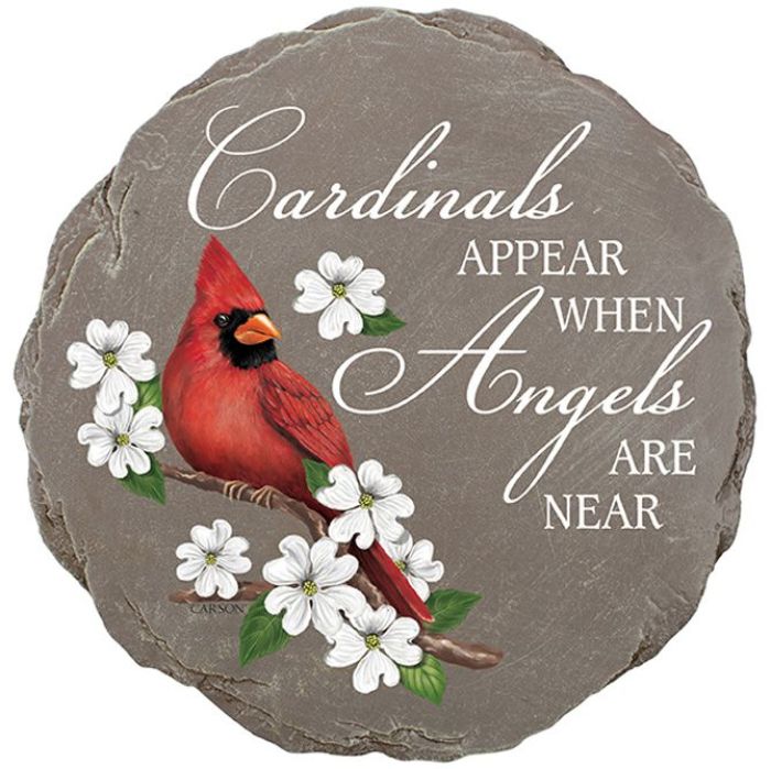 Stone: C43430 Cardinal with Angels are near