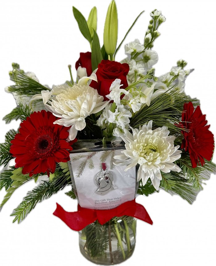 Reforest America Vase with Angel Charm