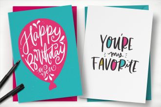 Card: Full Size Greeting Card