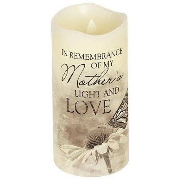 LED Candle: 10448 In Rememberance Mother