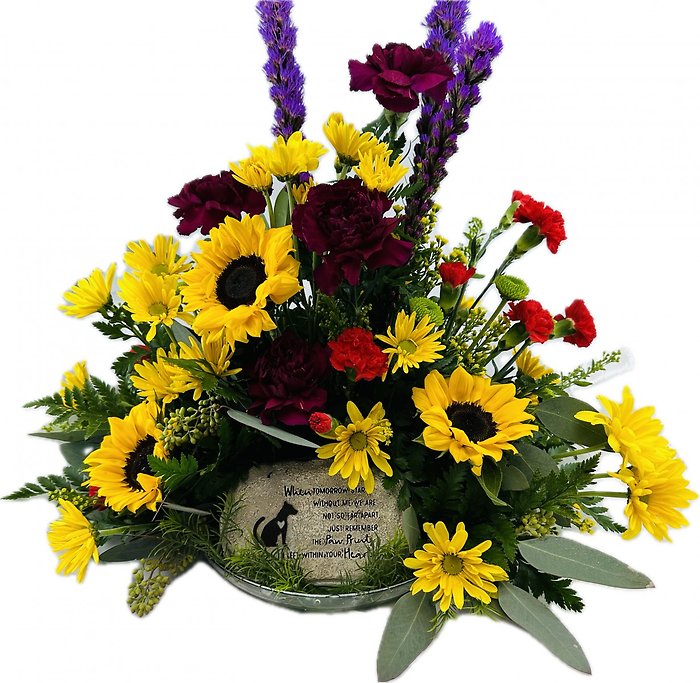 Pet Design: ME190773 with fresh flowers