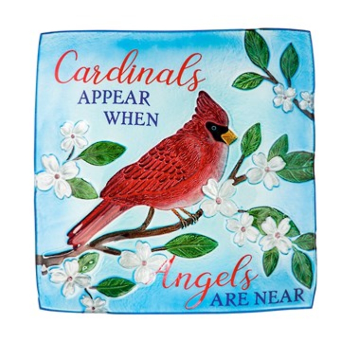 Birdbath: GB6952- Cardinals appear- Angels Near