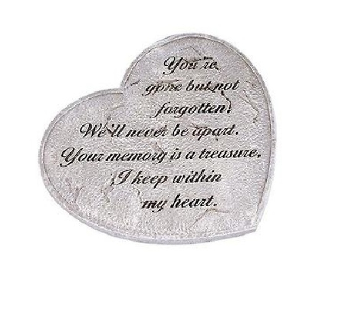 Stone: C10251 Your memory is a treasure Heart Shape