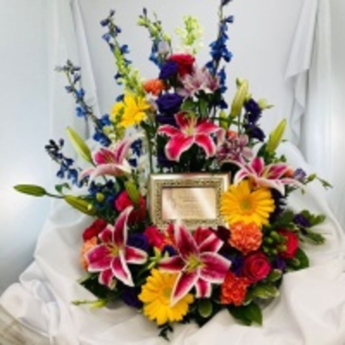 Music Box with Flowers around