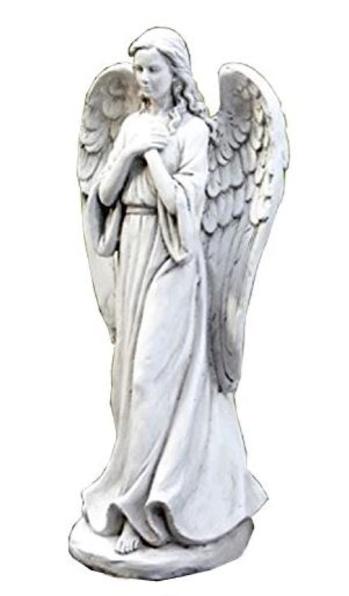 Angel: NP:17967 20\" Resin Praying Angel