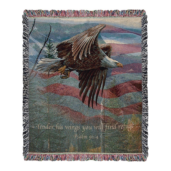 Comfort Throw: May Freedom Forever Fly