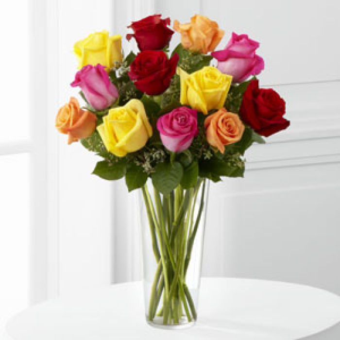 Rose: Bright Roses in vase