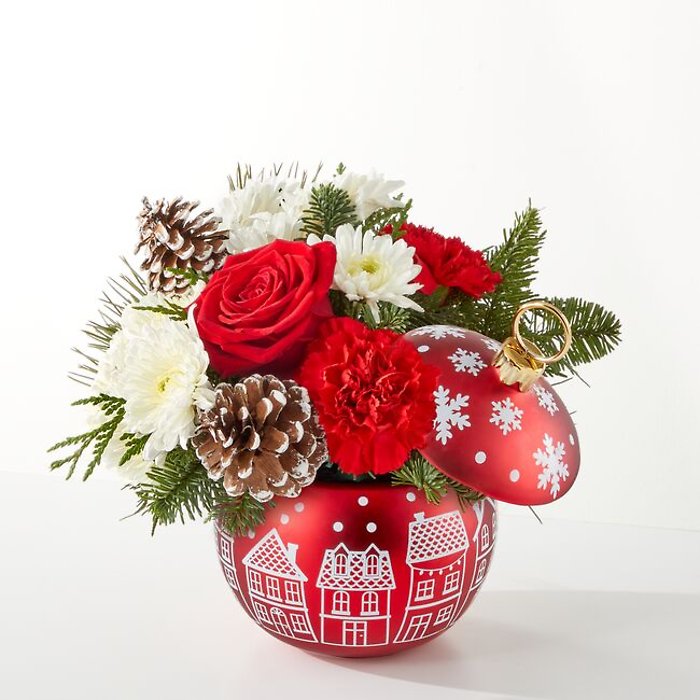 24-C11: Christmas Village Bouquet