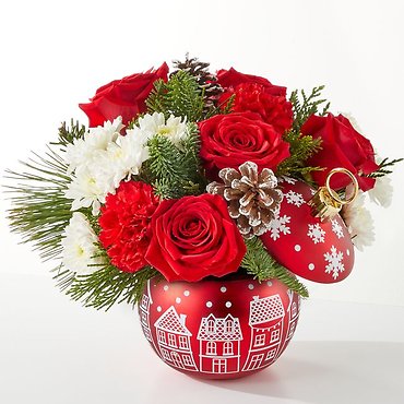 24-C11: Christmas Village Bouquet