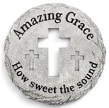 Stone: NP13988 Amazing Grace Cross Stone