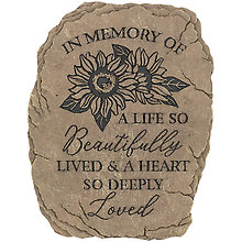 Stone: C13204 11\" Heart so deeply loved
