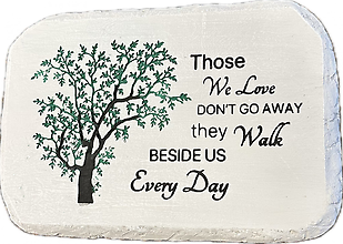 Stone: G457  15\" Those we love\" with Tree of Life
