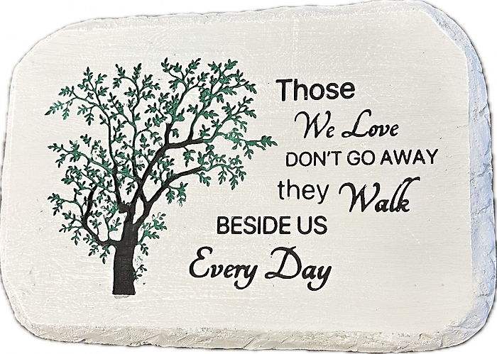 Stone: G457  15\" Those we love\" with Tree of Life