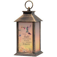 Lantern: 13\" Poly C11965 \"Light Shine\" Lantern
