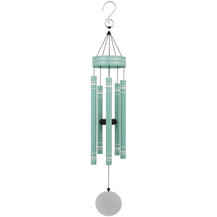 Wind Chime: MD63789 36\" Etched Seafoam