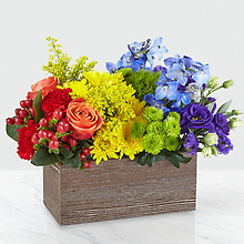 D32: Color of Love Box Bouquet