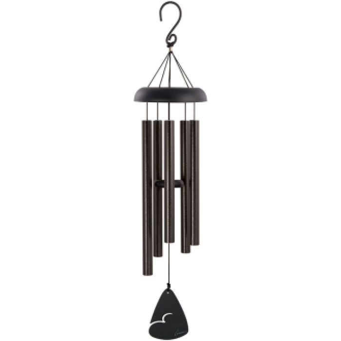 Wind Chime: MD60355 30\" Black Fleck