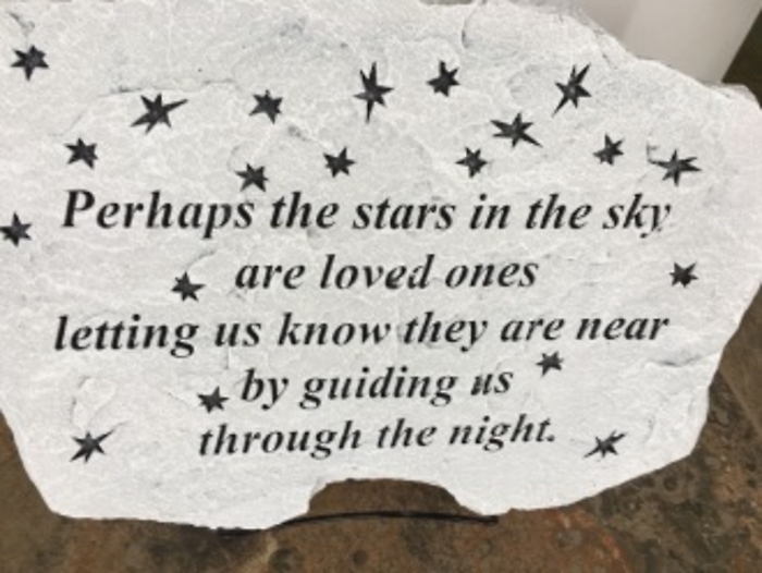 Stone: G406 15\"  \"Perhaps Stars\"