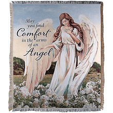 Comfort Throw: Comfort in the Arms of an Angel