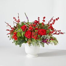 C12: Big Red Bow Bouquet