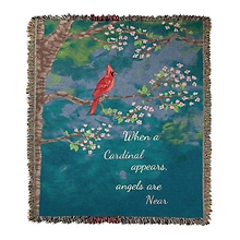Comfort Throw: When a Cardinal Appears