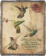 Comfort Throw: Hummingbird