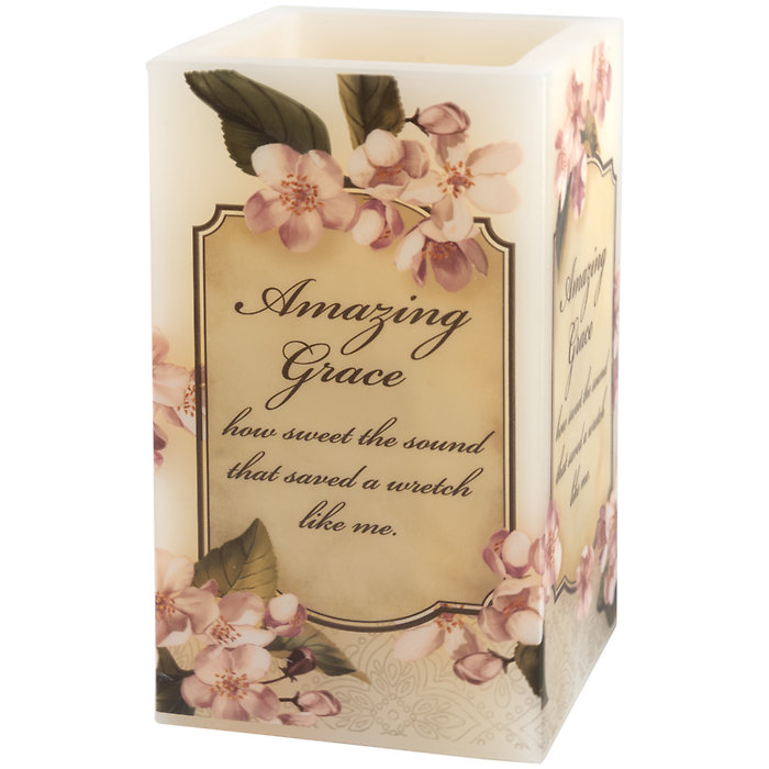 LED Candle: 10710 5\" Amazing Grace