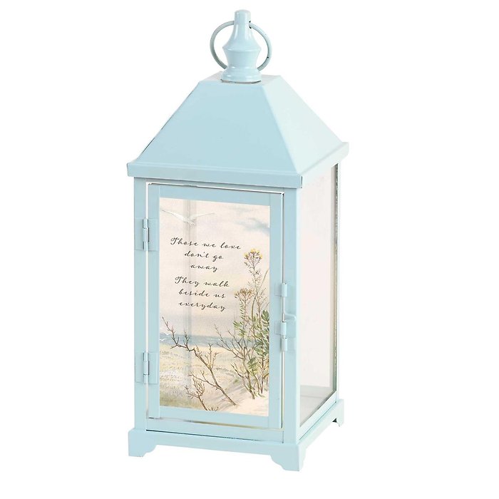 Lantern: 14\" LTNTBL2 \"Those We Love\" w/ LED candle