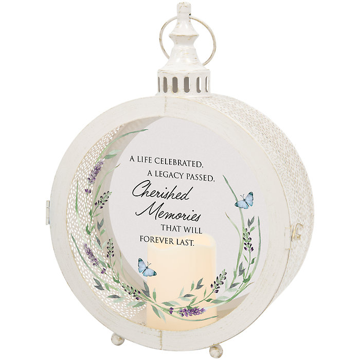 Lantern: 13\" C57729  Cherished Memories