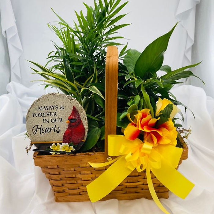 Planter: In Our Hearts Cardinal Keepsake Planter