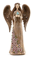 Angel: NP14157 LED Lighted Angel with Bird