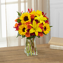B2-4957 Harvest Heartstrings Bouquet