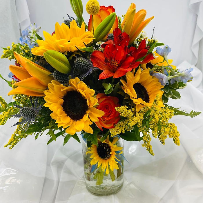 Armstrong\'s Blue Skies & Sunflowers