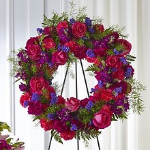Wreath: Calming Colors Magenta Wreath
